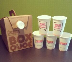 Box O’ Joe Hot Coffee  Prices