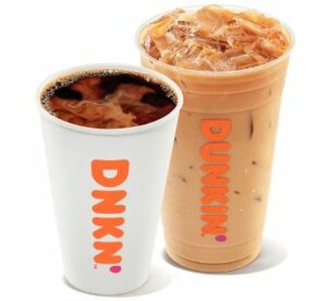 Dunkin Iced Coffee with Flavored Swirls
