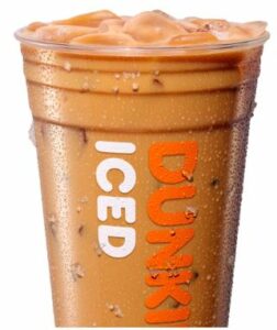 Dunkin Iced Iced Nutty Pumpkin Coffee