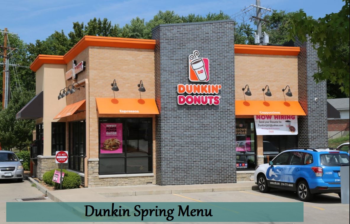 Dunkin Spring Menu