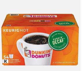 K-Cup Pods dunkin donuts