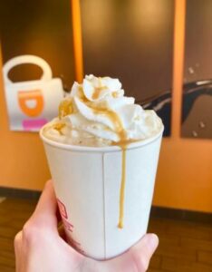 dunkin’ donuts Toasted White Chocolate Chai Latte