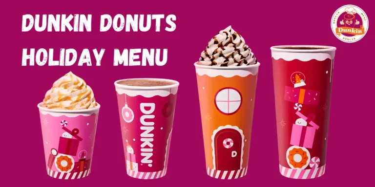 Dunkin Donuts Holiday Menu